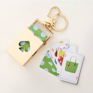Rare Kate Spade X Target Mini Deck of Cards Bag Charm NWT Limited Edition
